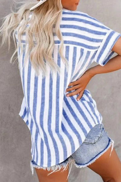 Novie - Top a Strisce Patchwork Vibranti