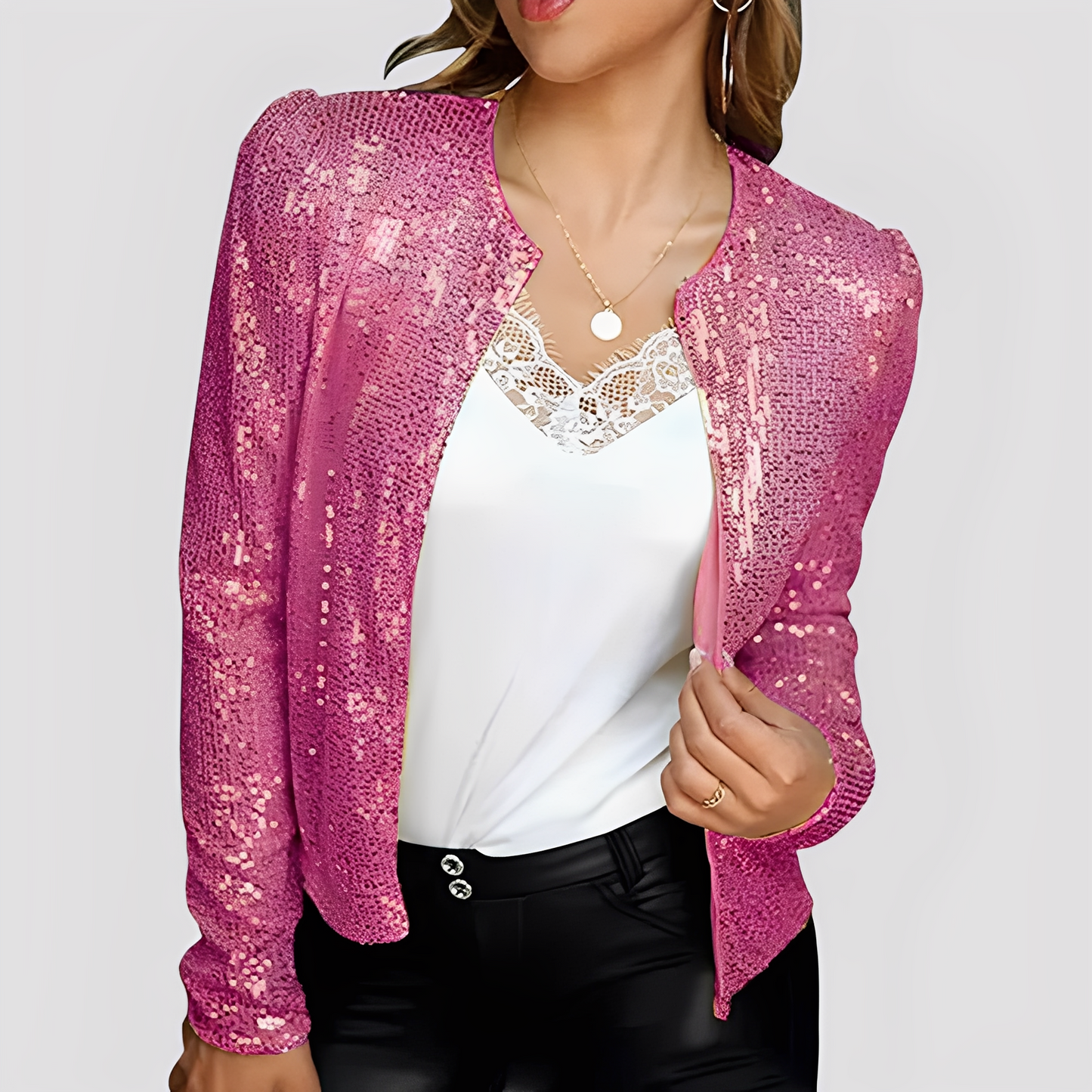 Shannen - Blazer Elegante con Lustrini per Donne