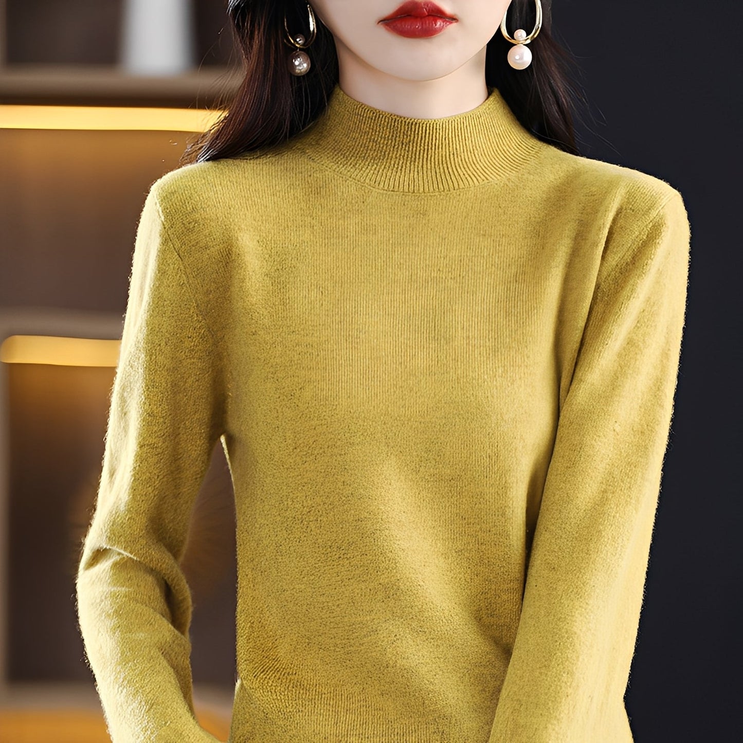 Natille - Maglione casual in lana e cashmere per donne