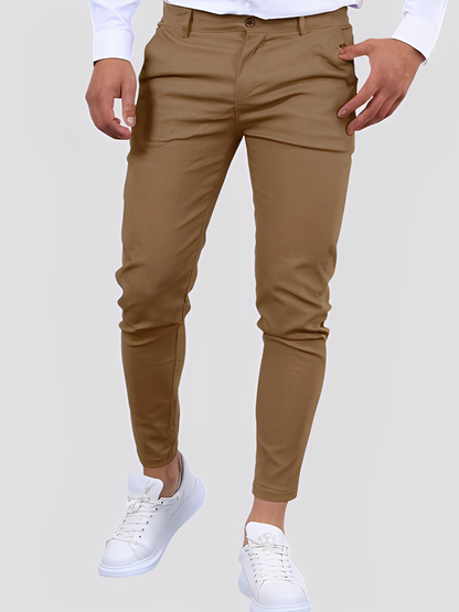 Shelton - Pantaloni aderenti stretch casual da uomo