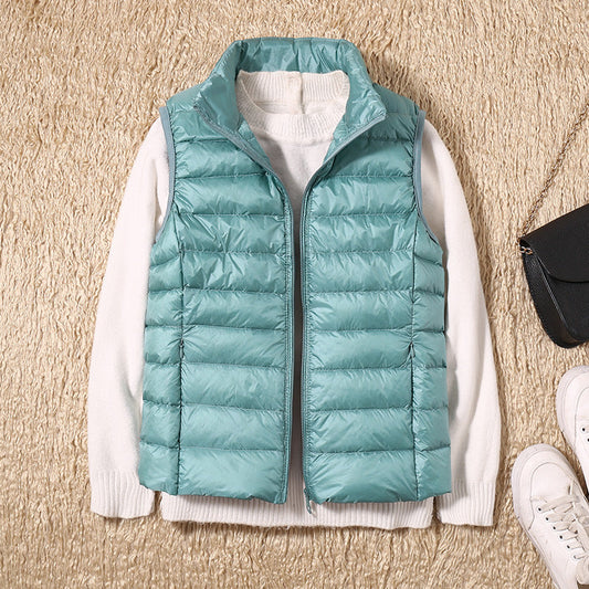 Azalea - Gilet casual leggero e imbottito in piuma per donne