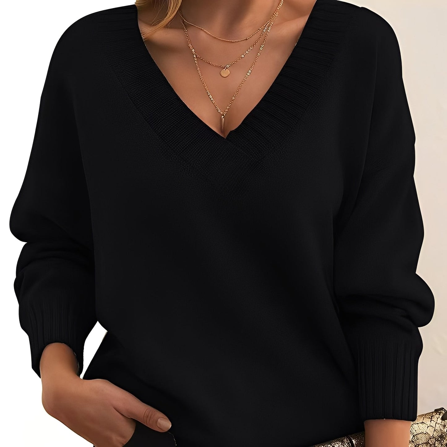 Merideth - Maglione semplice e versatile per donne