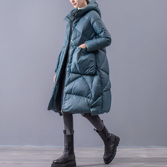 Ronnette - Giacca casual con cappuccio e grandi tasche per donne