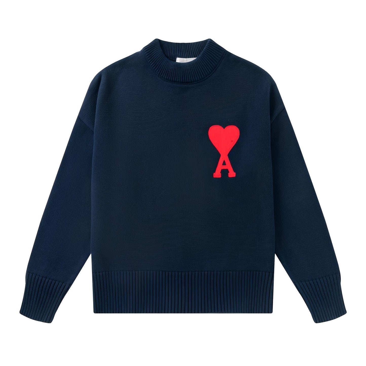 Darden - Maglione semplice con ricamo per uomo