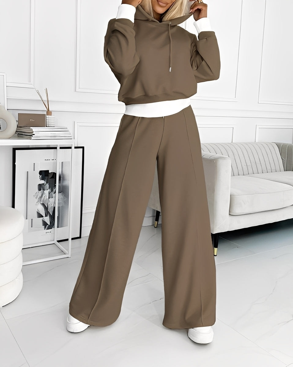 Paulina - Elegante Completo Tuta con Cappuccio per Donne