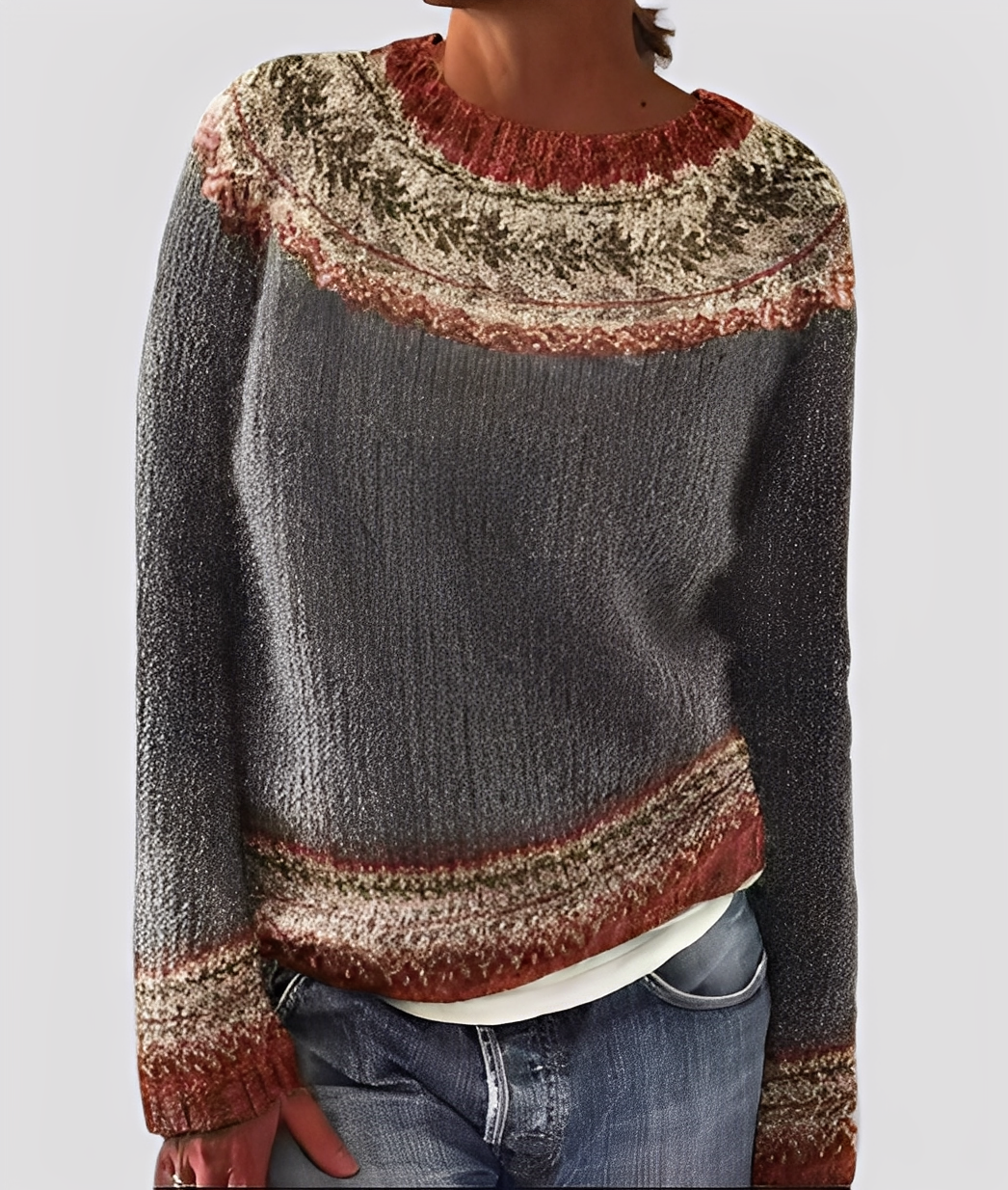 Christal - Raffinato maglione di lana dal design morbido per donne