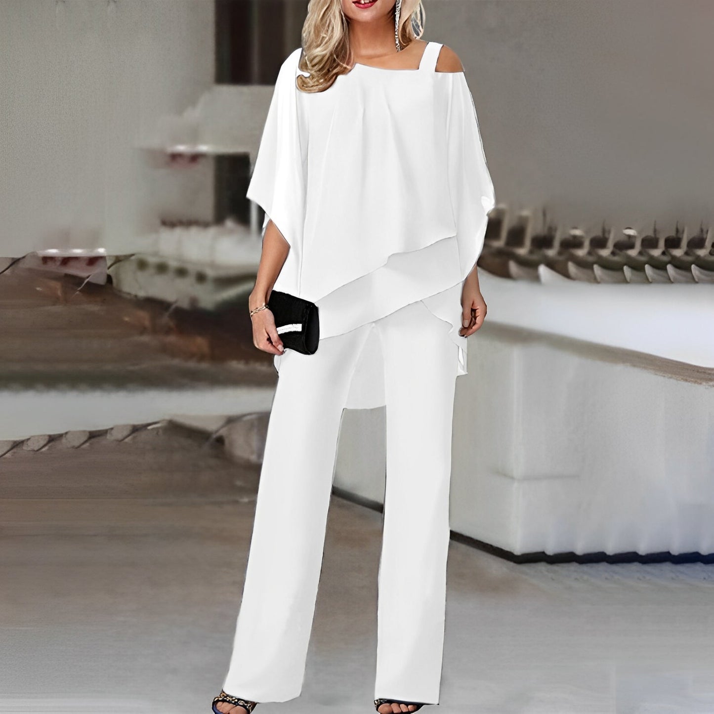 Sherlyn - Chic, spalle scoperte, set soffice per donne