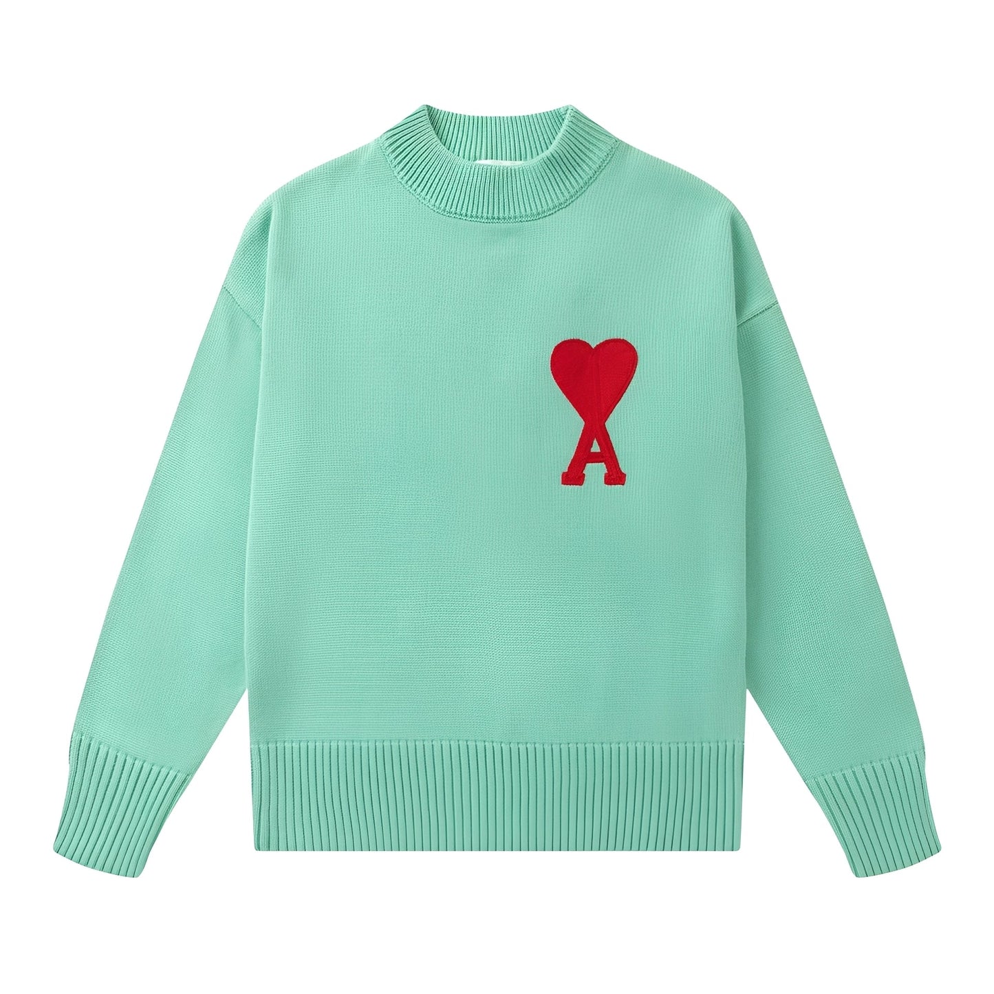 Aurélia - Pullover donna con cuore ricamato