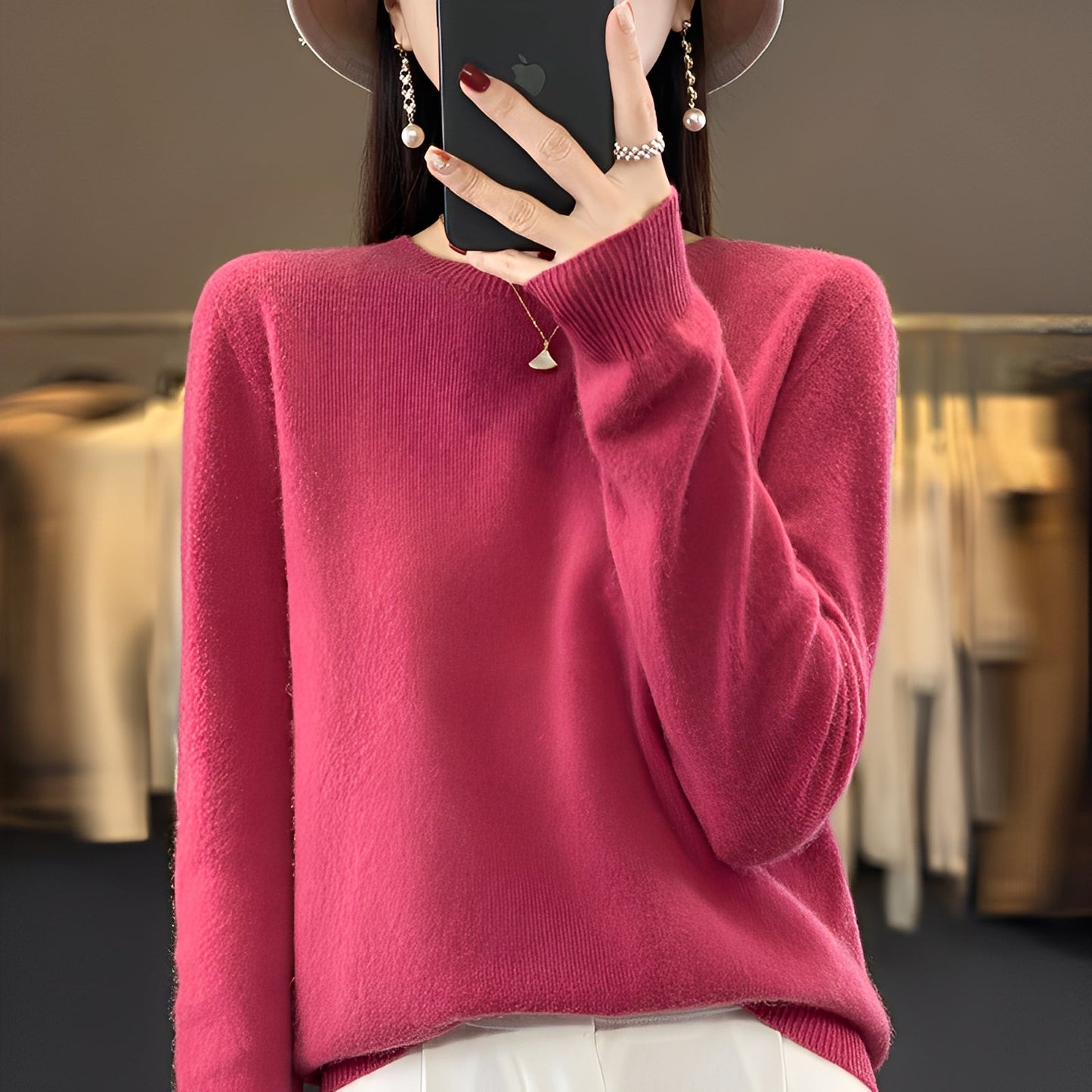 Cheyanne - Maglione elegante in cashmere per donna