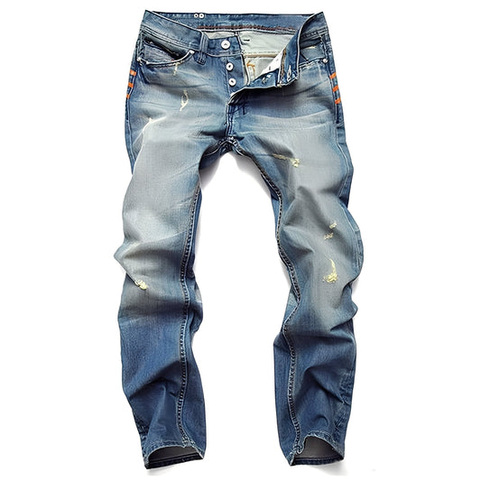 Kaleb - Jeans Classici con Strappi per Uomini
