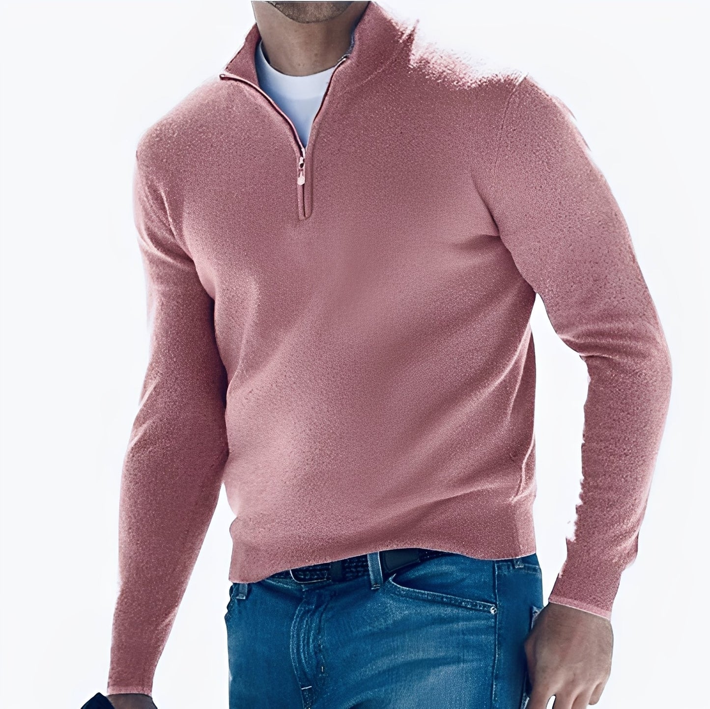 Rufus - Giacca con zip e collo alto per uomo