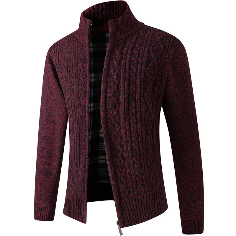 Jeffery - Cardigan da Uomo in Velluto Elegante