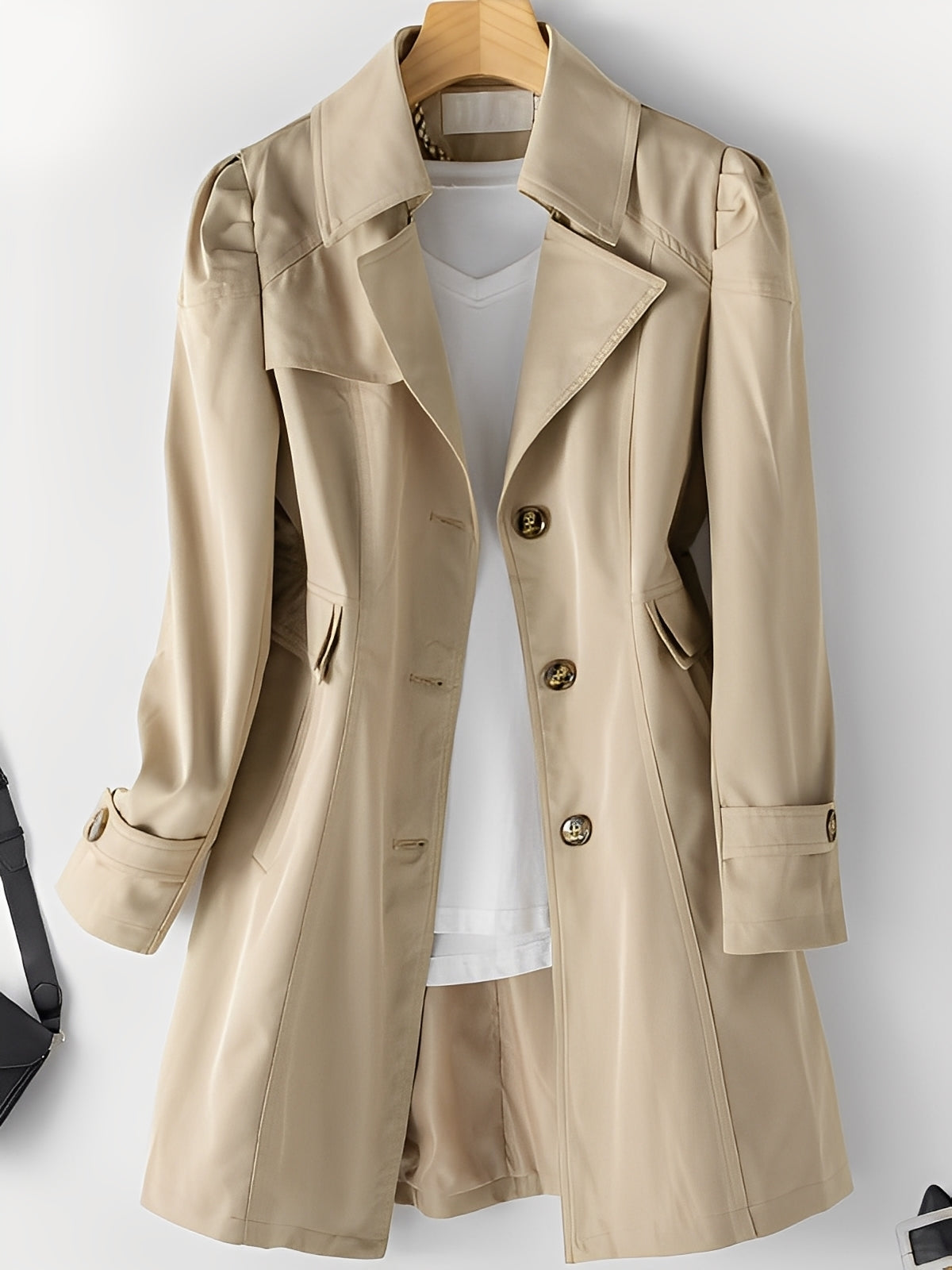 Hillary - Cappotto semplice in cashmere per donne