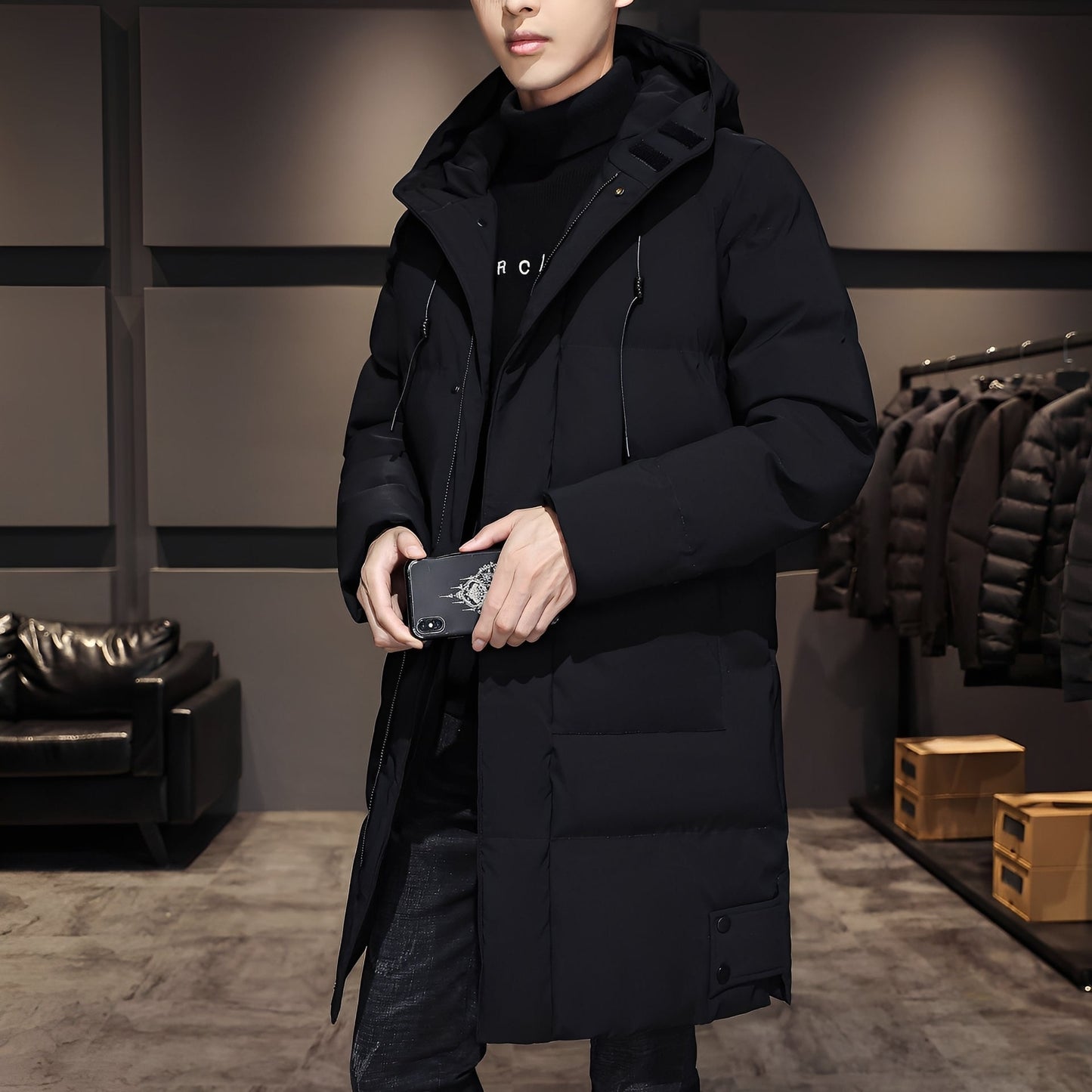 Bryan - Parka elegante e spesso per uomini