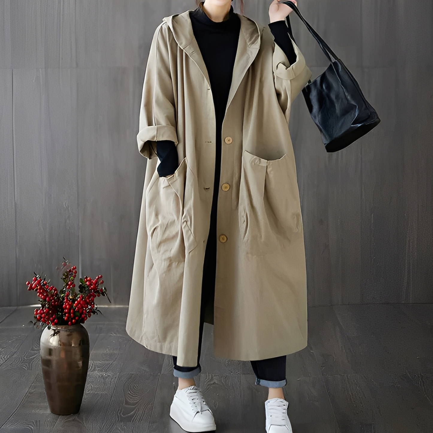 Dael - Trench coat oversize da donna