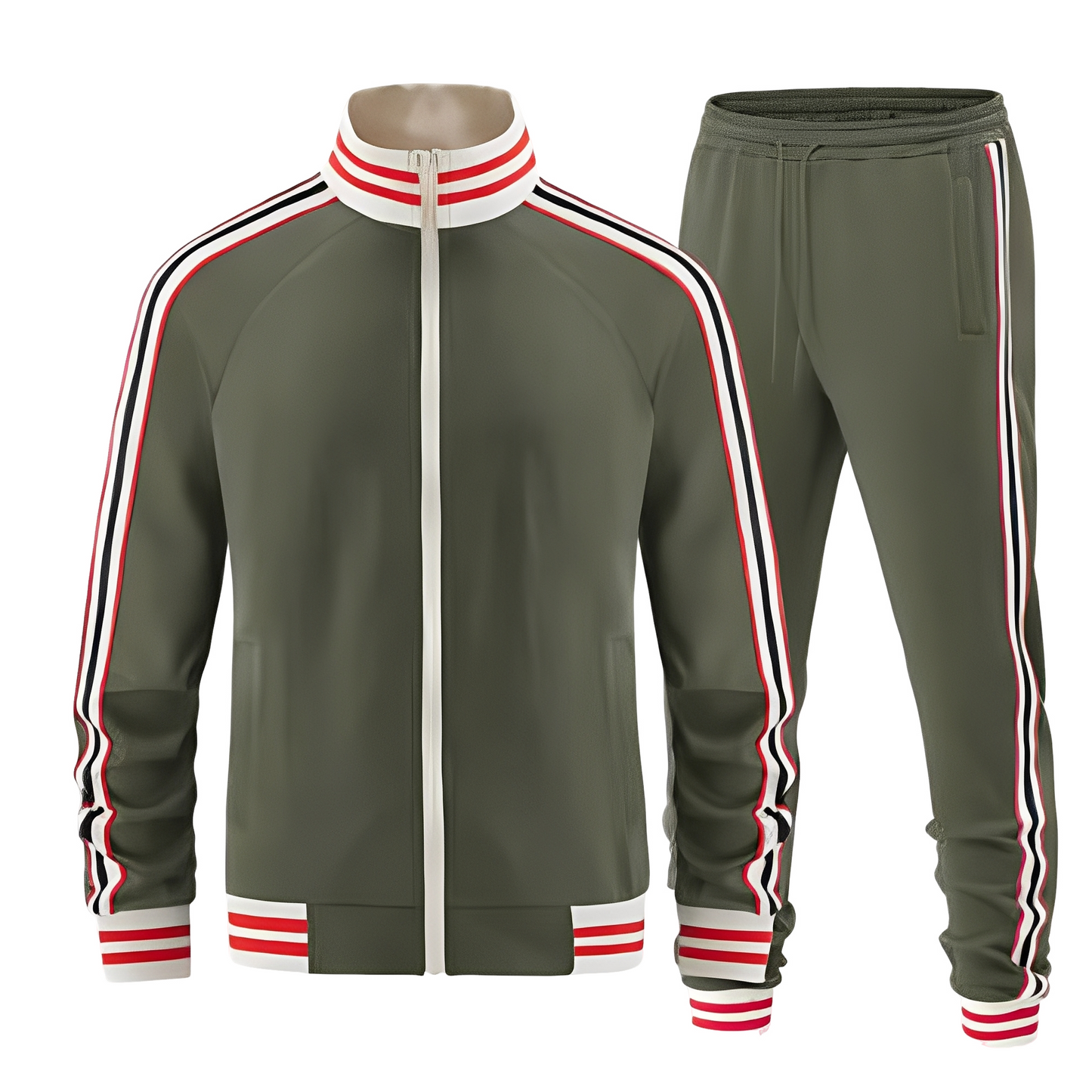 Cullen - Set sportivo elegante a righe per uomo