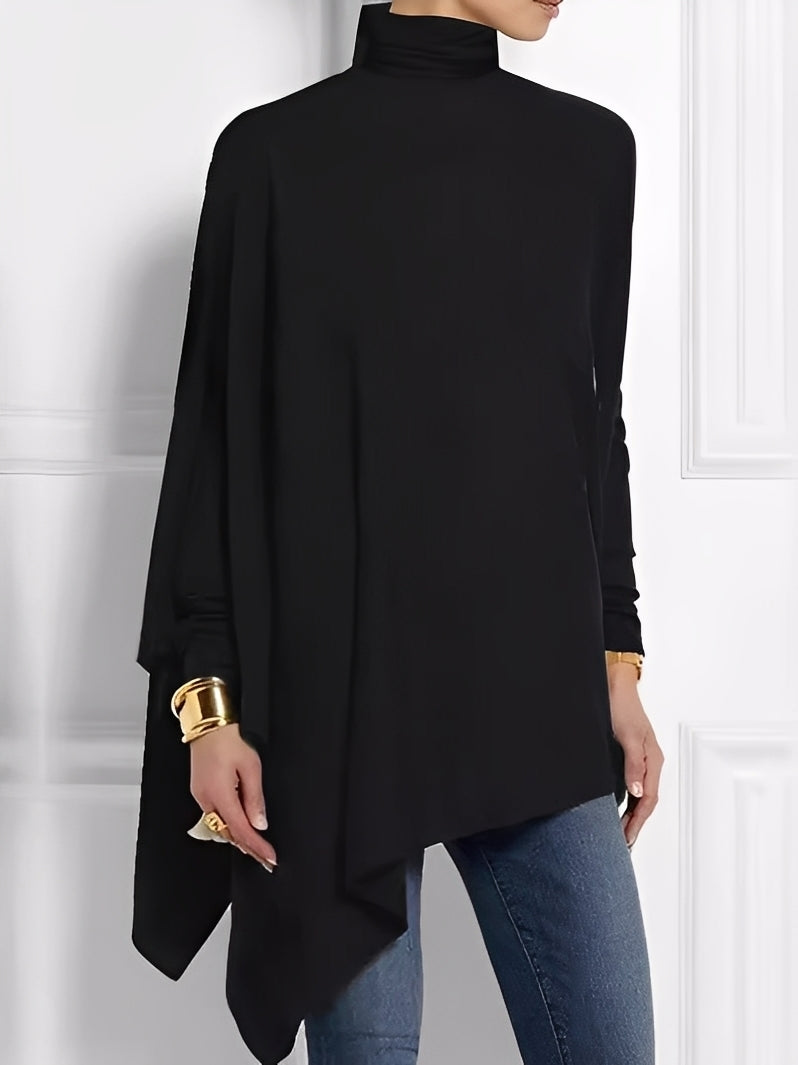 Kalysta - Elegante maglia in pile con design asimmetrico per donne