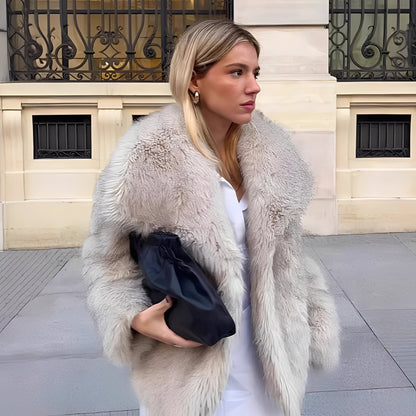 Melany - Pelliccia sintetica chic per donne