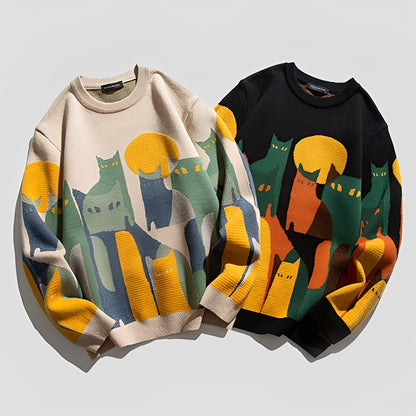 Davin - Maglione Elegante Uomo con Stampa