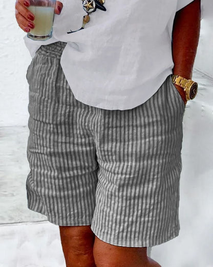 Élise – Shorts a righe