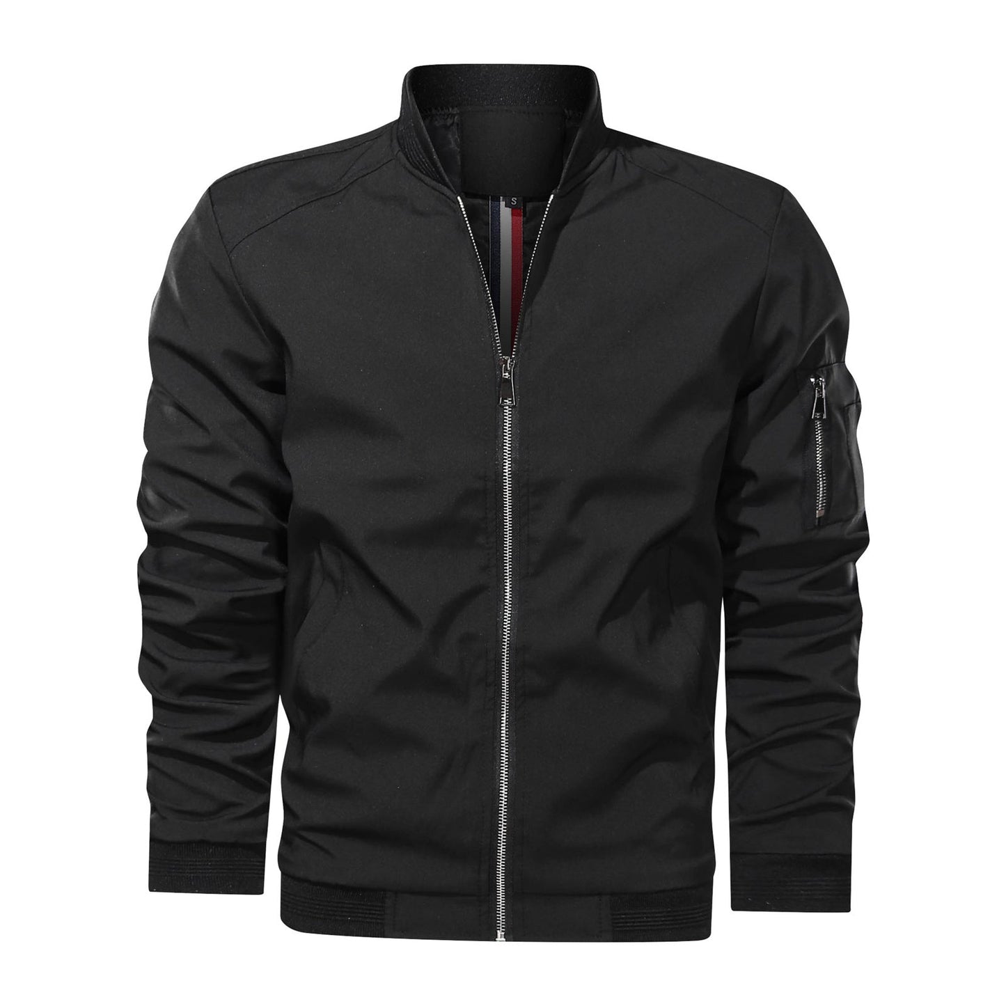 Rufus - Giacca bomber zip casual per uomini