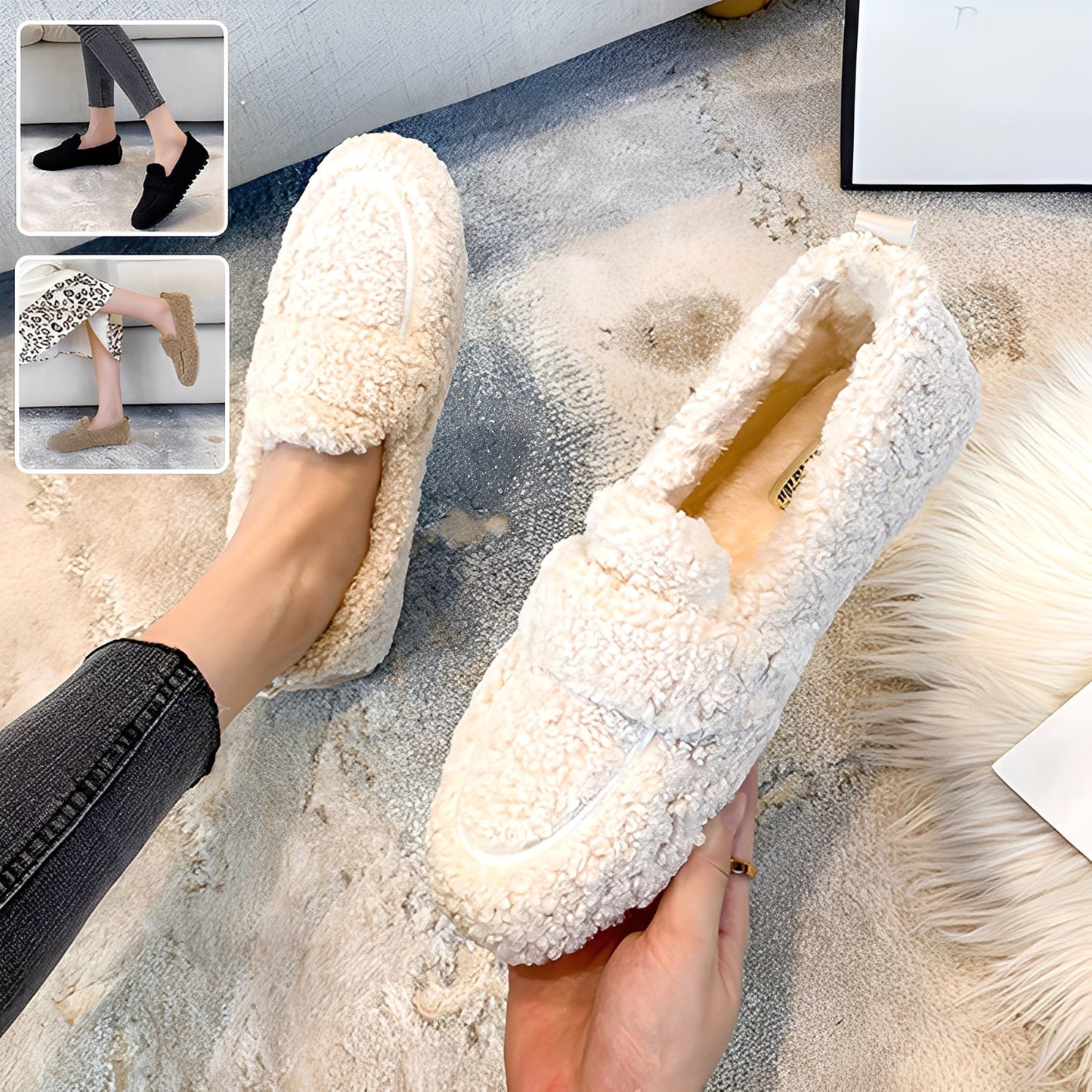 Mara - Mocassini caldi invernali da donna