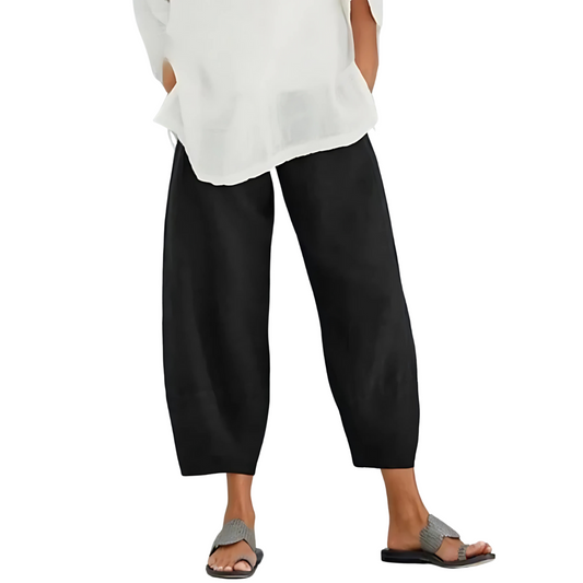 Jenna - Pantaloni in Lino Leggeri