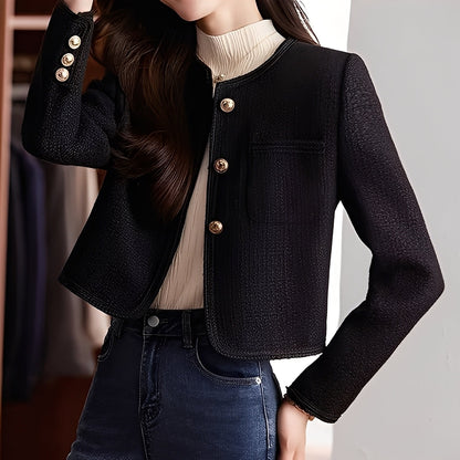 Trecia - Elegante giacca corta di tweed per donne