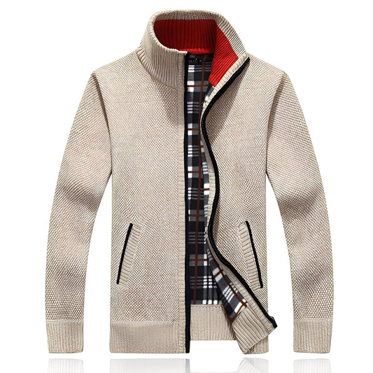 Shaw - Classico Cardigan Foderato per Uomo