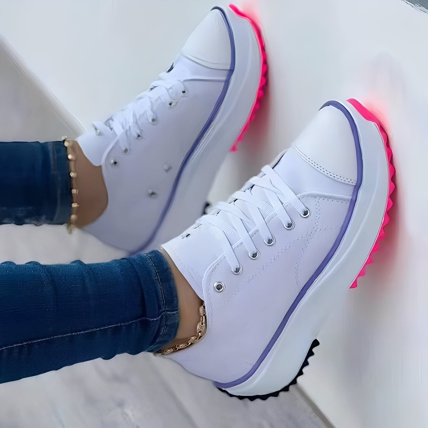 Mellony - Scarpe da donna con suole alte