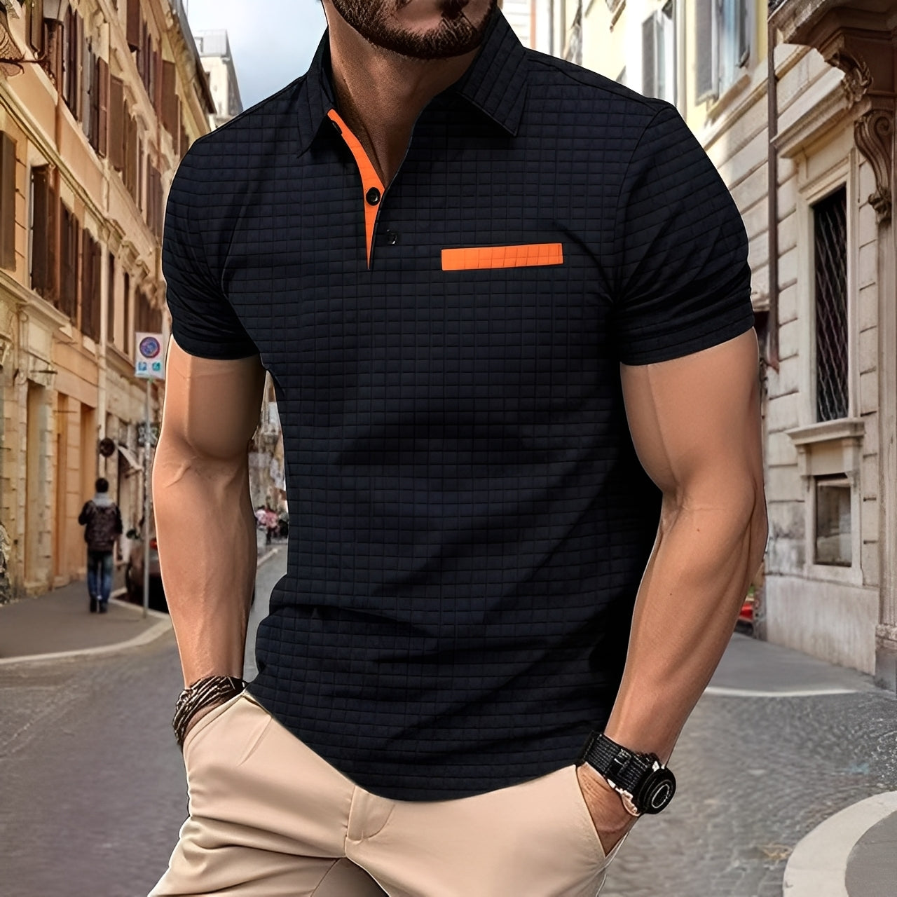 Benson - Polo Elegante a Vestibilità Aderente per Uomo