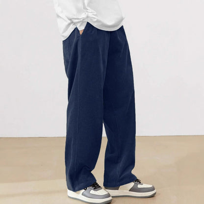 Kenrick - Pantaloni uomo a coste dritte