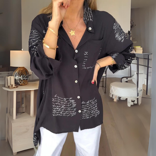 Aria - Camicia Button-Up Raffinata