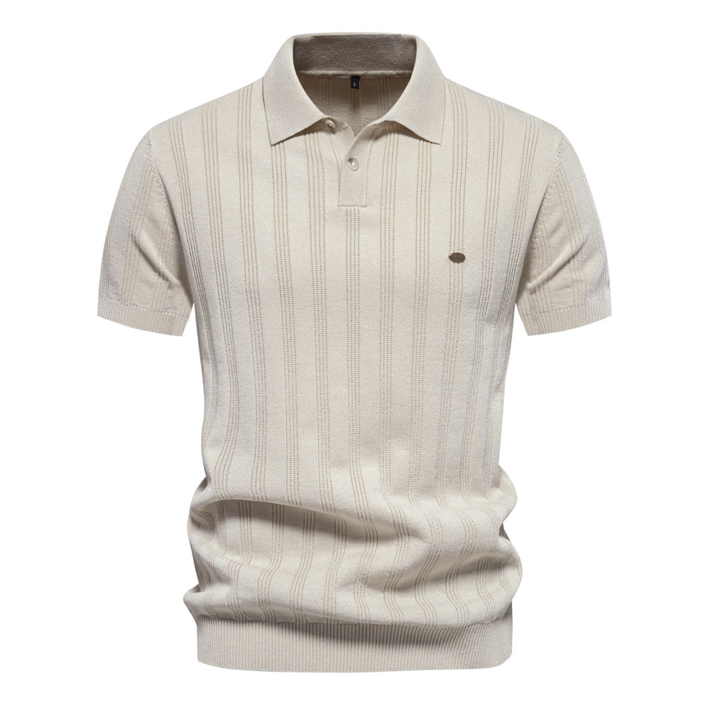 Paxton - Polo informale in lana merino per uomo