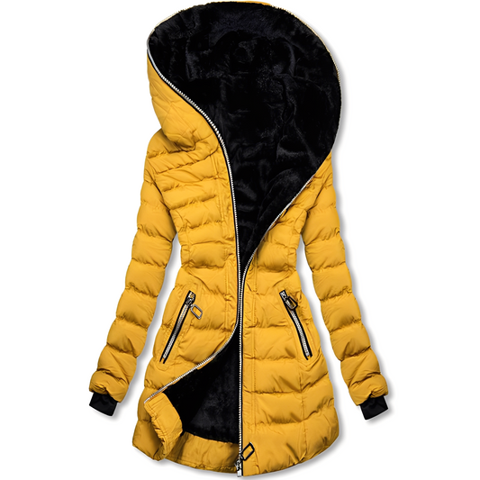 Helena - Cappotto caldo con cappuccio per donne