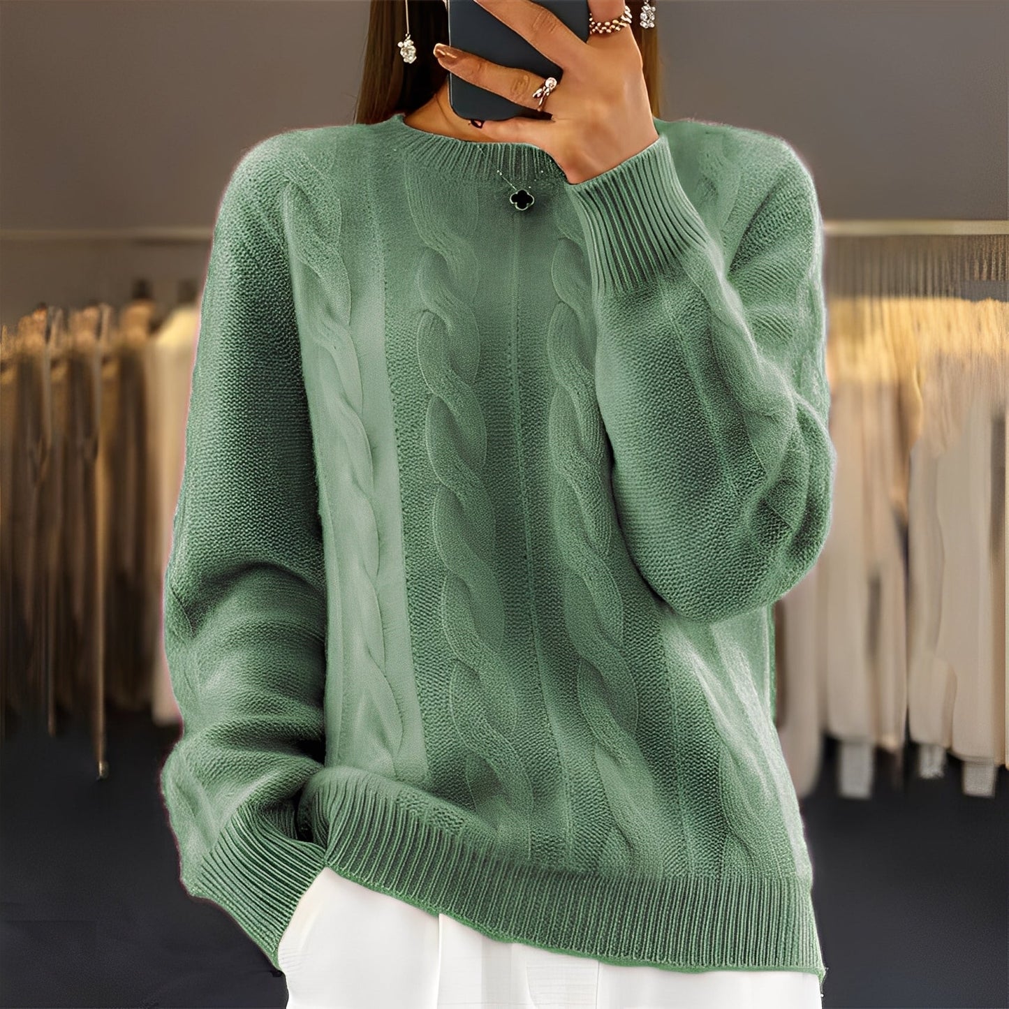 Leanne - Maglione classico e alla moda per donne
