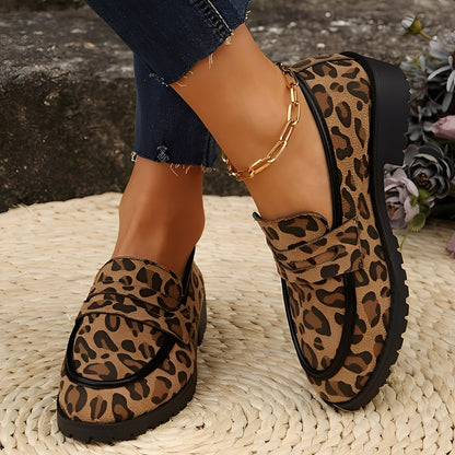Camélia - Scarpe eleganti con motivo leopardo per donne