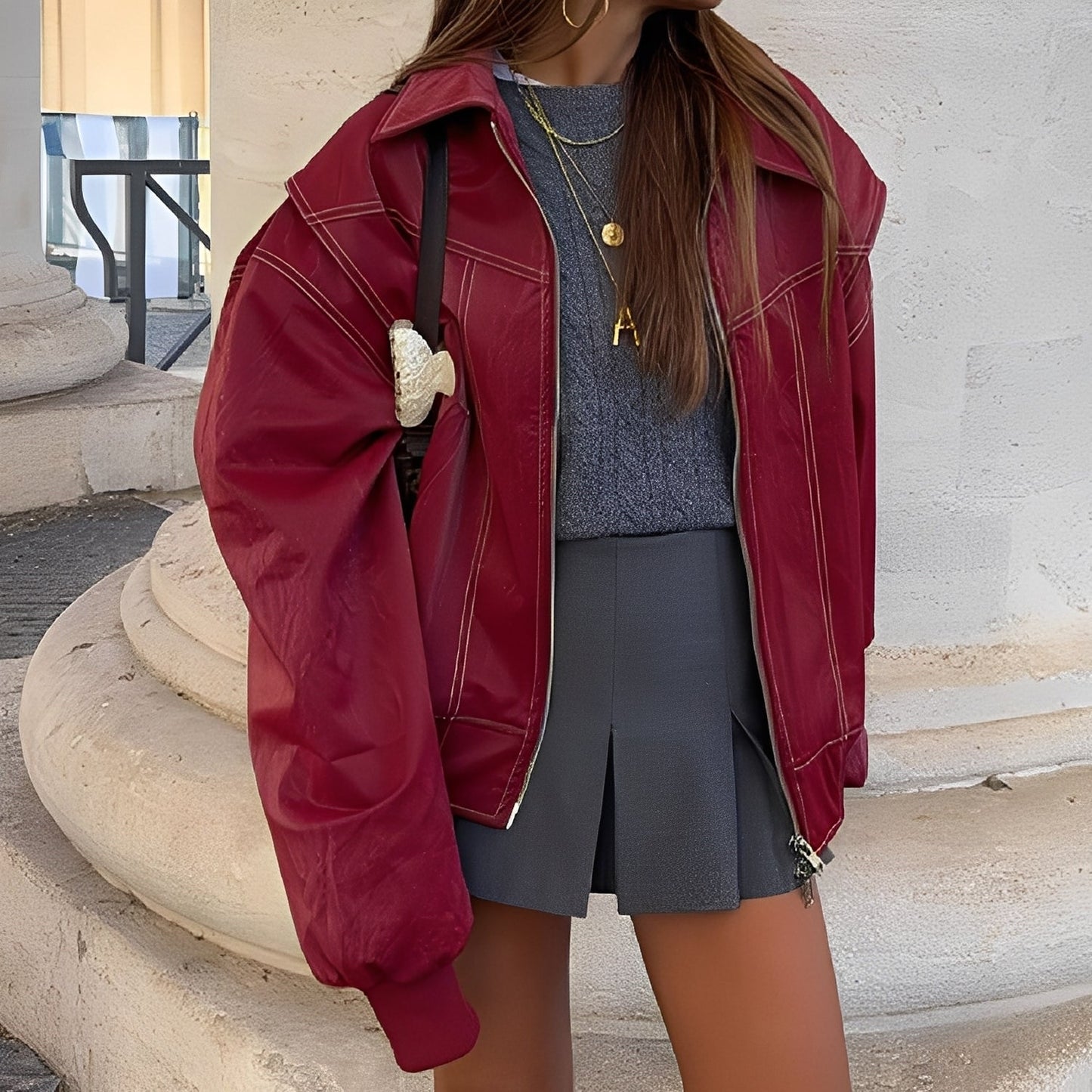 Hailie - Elegante giacca termica ampia per donne