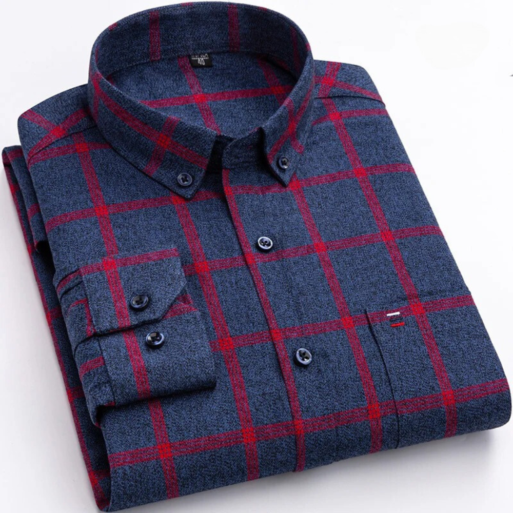 Louis – Camicia di cotone a quadri