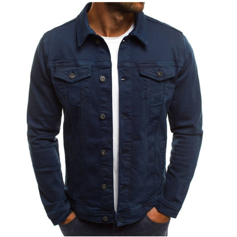 Roland – Giacca di jeans casual da uomo