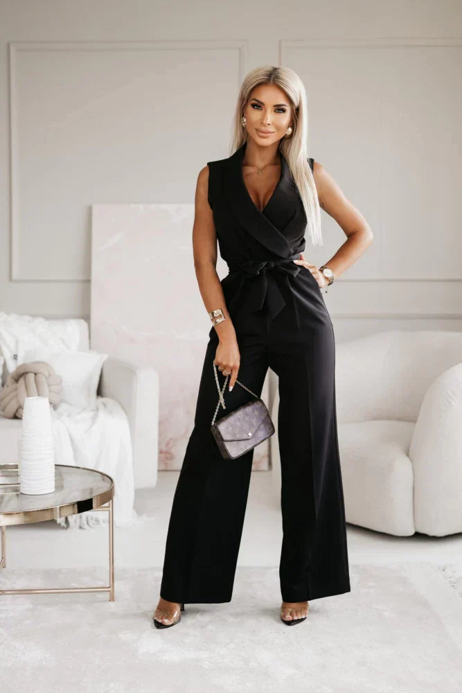 Jumpsuit senza maniche – Fit elegante con tessuto lussuoso