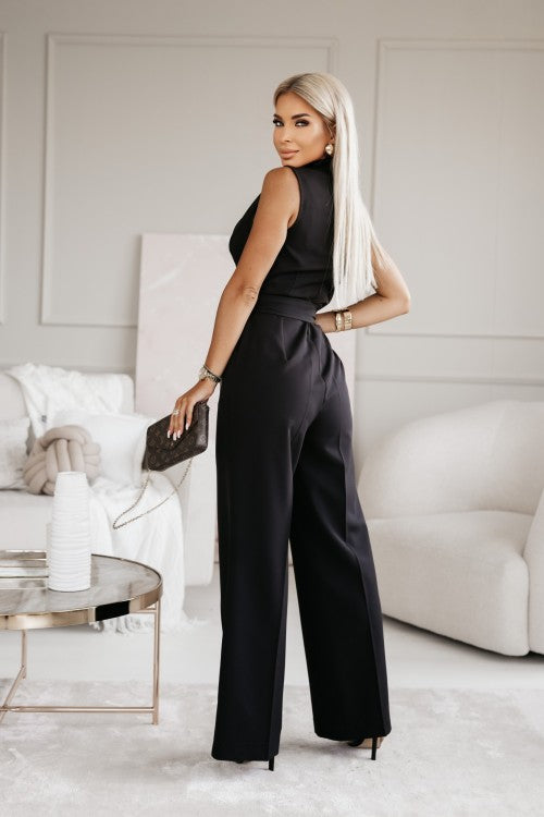 Jumpsuit senza maniche – Fit elegante con tessuto lussuoso