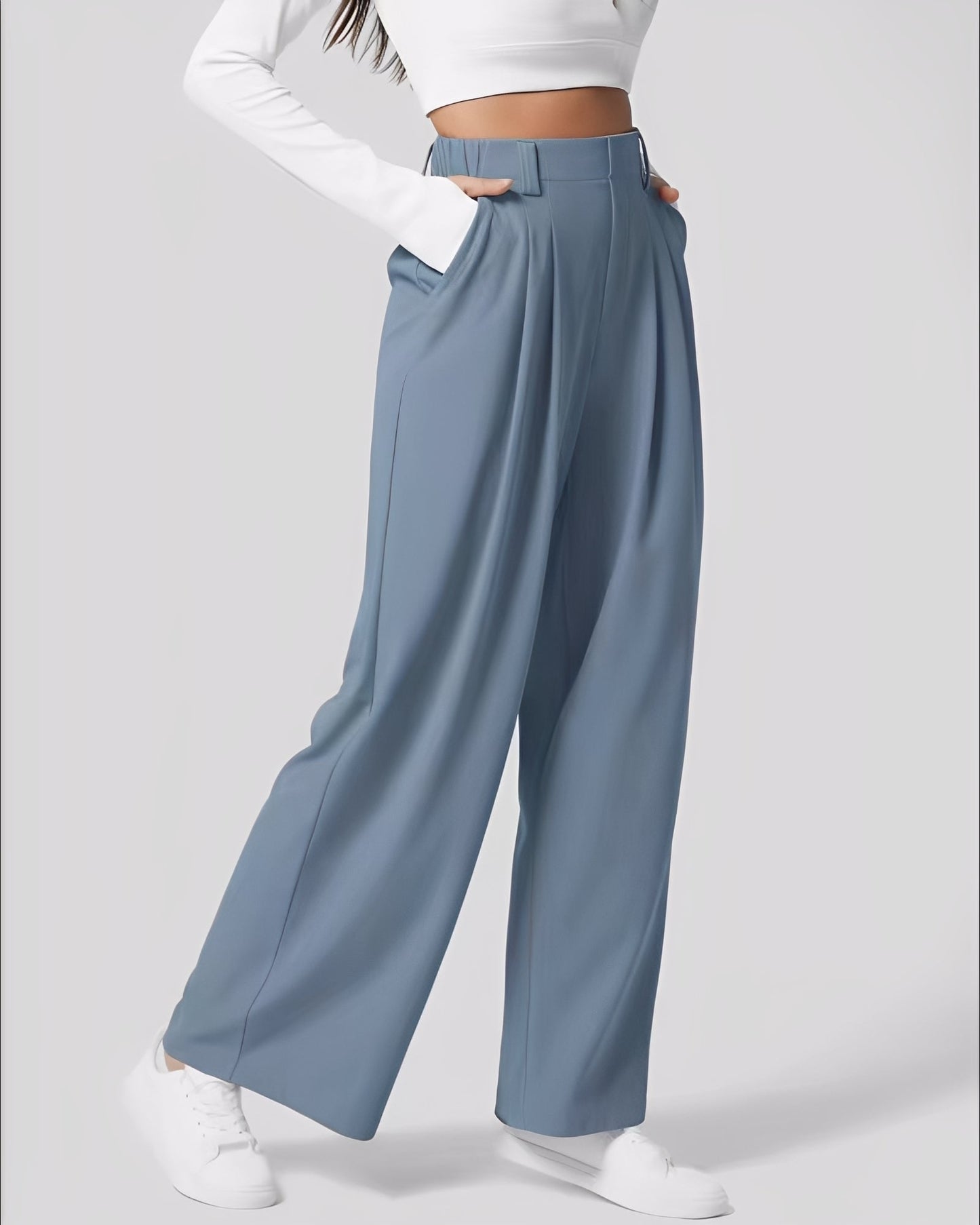 Montana - Pantaloni elasticizzati dritti per donne