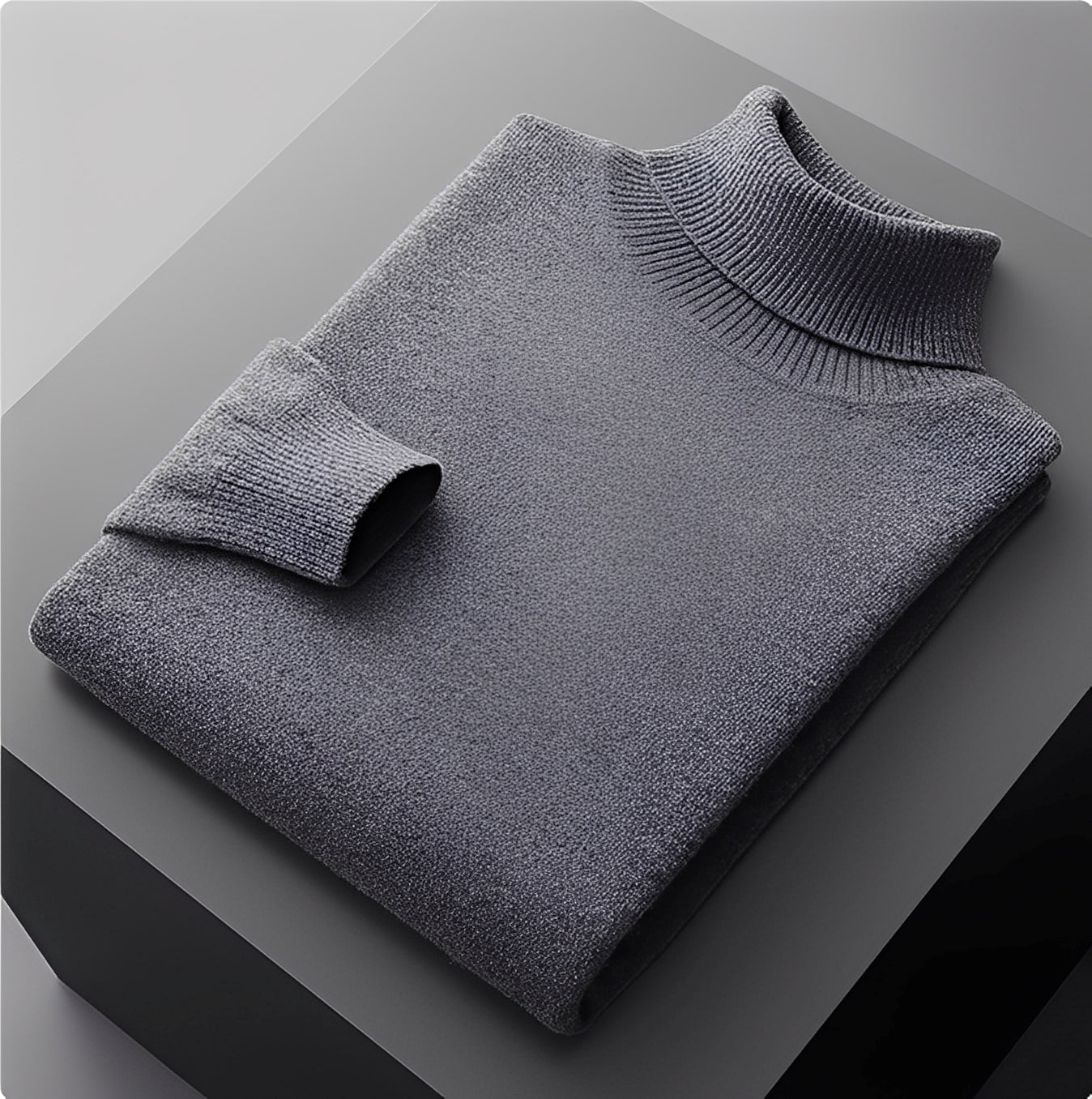 Osborn - Elegante maglione a collo alto in cashmere per uomo