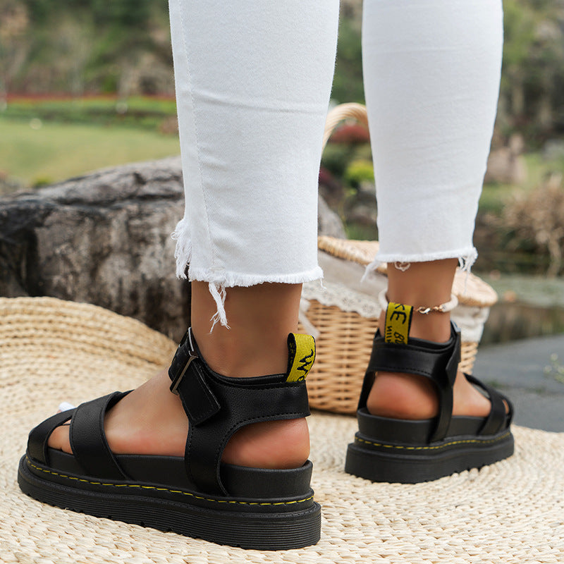Laurelle - Eleganti sandali sportivi romani con fibbia per donne