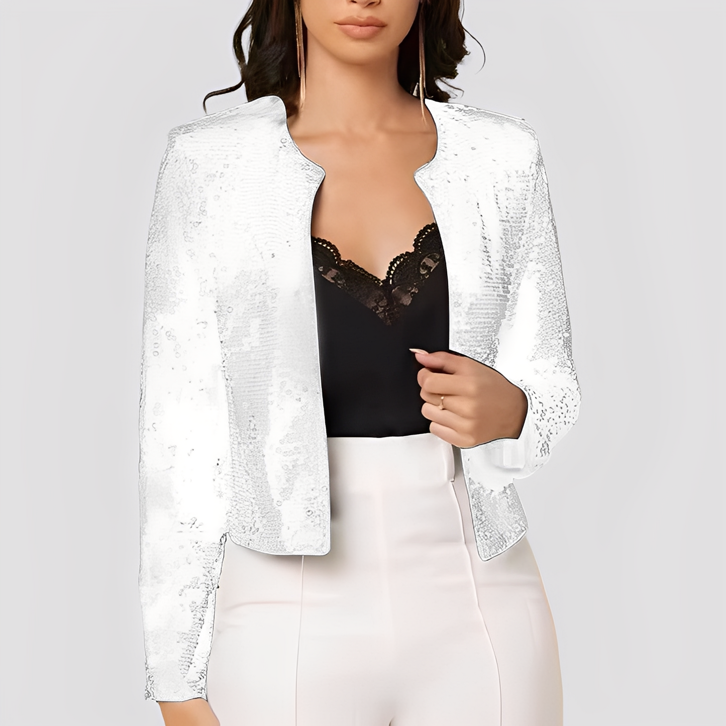 Shannen - Blazer Elegante con Lustrini per Donne