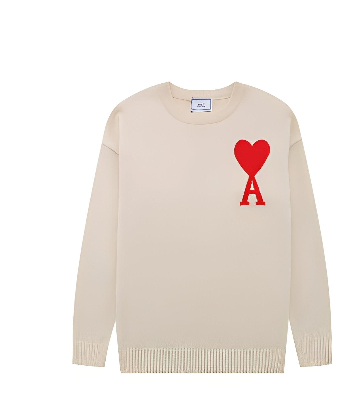 Aurélia - Pullover donna con cuore ricamato