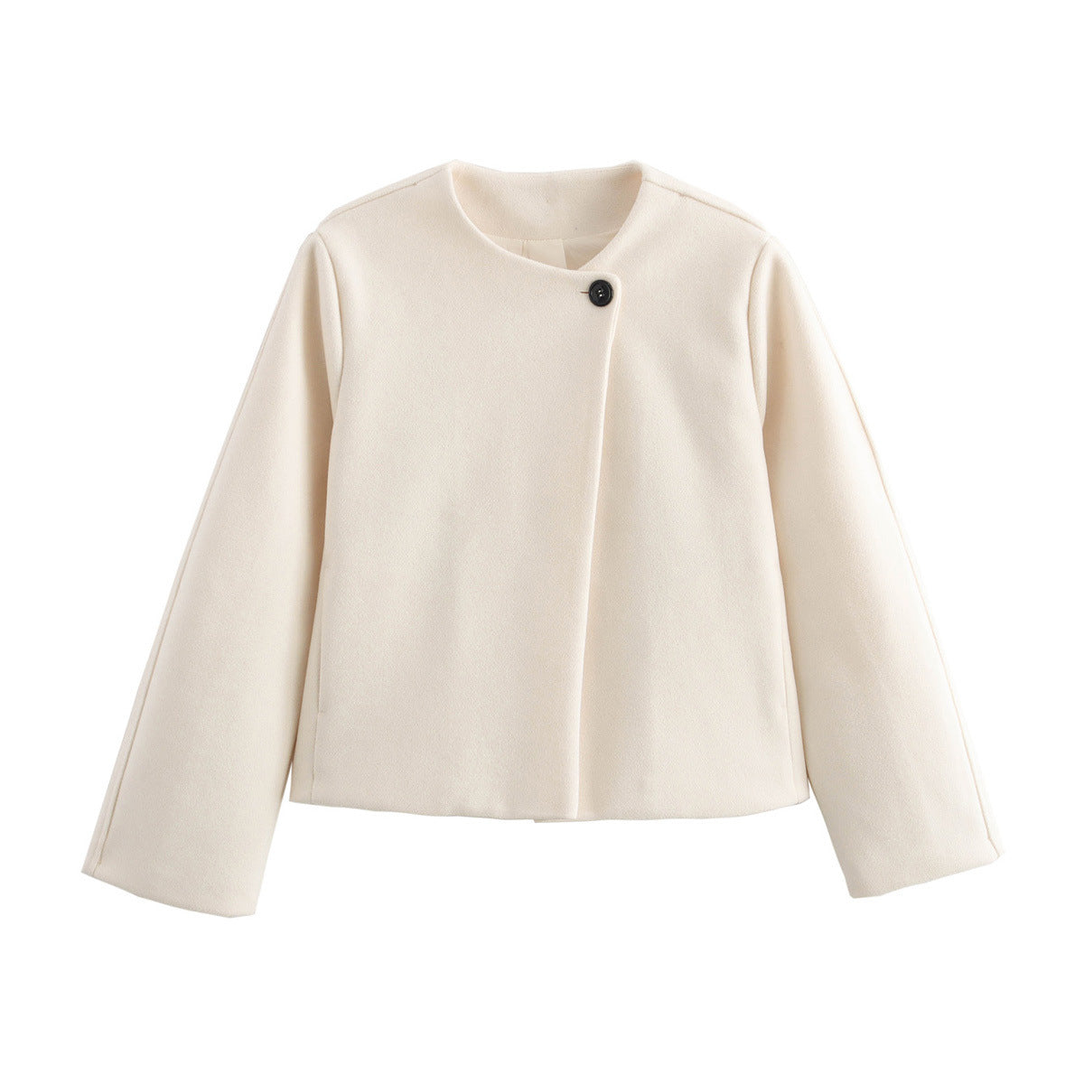 CozyChic - Il Cappotto in Lana Definitivo con Collo Quadrato