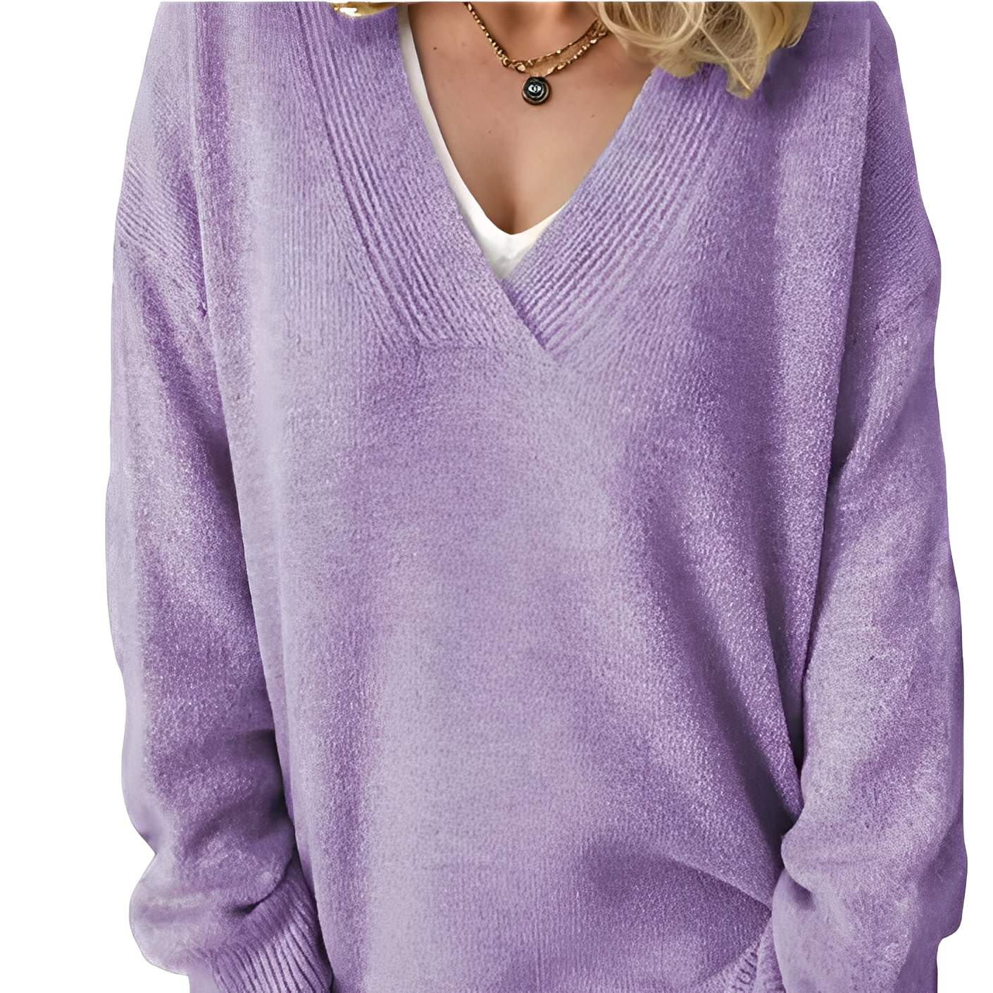 Camryn - Maglione informale a maglia per donne