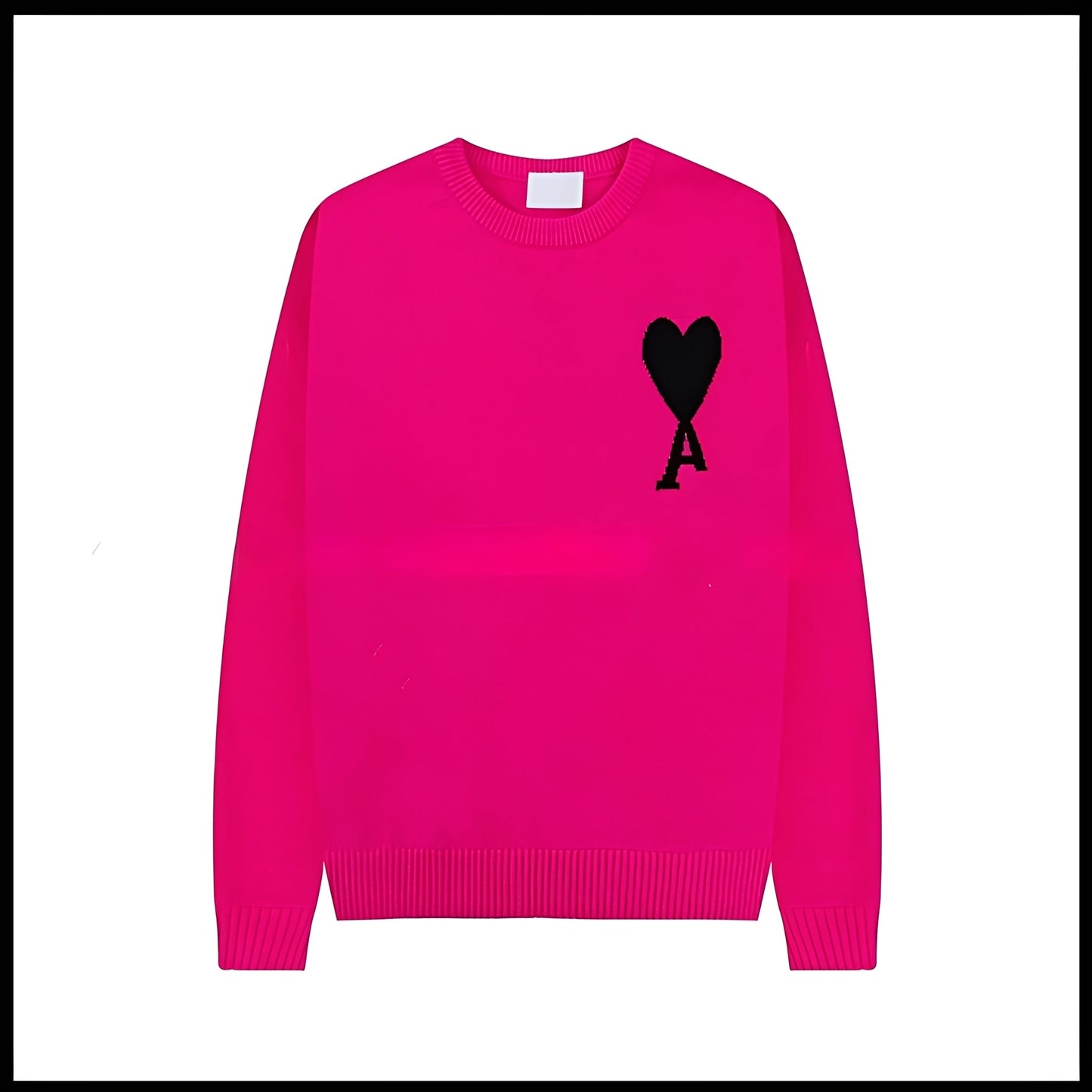 Aurélia - Pullover donna con cuore ricamato